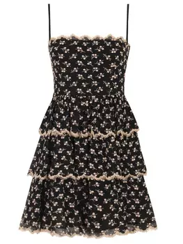 Сарафан шелковый с вышивкой RED VALENTINO