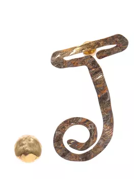 Серьги асимметричные La boucle J