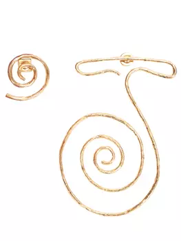 Серьги асимметричные La Spirale