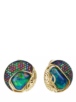 Серьги драгоценные "Линии песни"