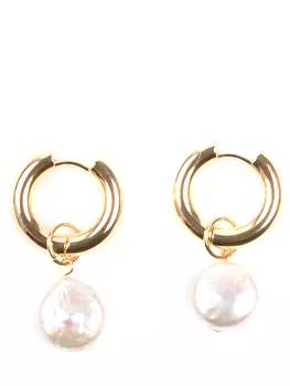 Серьги-конго с жемчугом VERUSCHKA