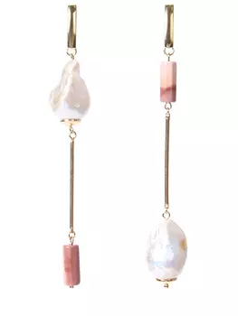 Серьги с барочным жемчугом