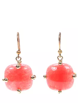 Серьги с камнем