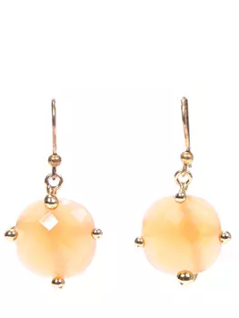 Серьги с камнем