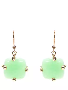 Серьги с камнем