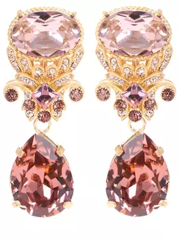 Серьги с кристаллами