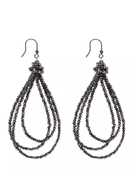 Серьги с кристаллами