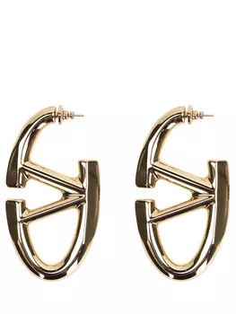 Серьги с логотипом VALENTINO