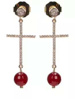 Серьги с рубеллитом Madonna