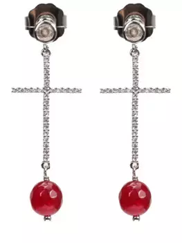 Серьги с рубеллитом Madonna