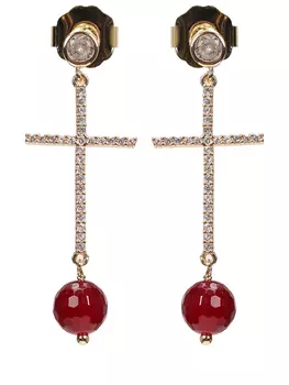 Серьги с рубеллитом Madonna