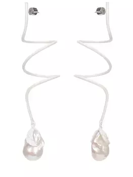 Серьги-спирали Drowling to embrace