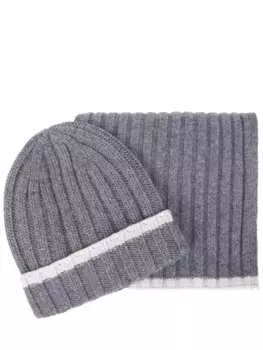 Шапка и шарф из кашемира