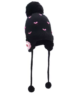 Шапка на завязках для девочки