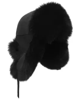 Шапка с мехом лисы