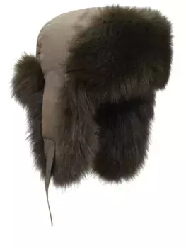 Шапка с мехом лисы