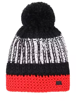 Шапка вязаная с помпоном