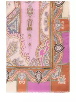 Шарф из кашемира и шелка