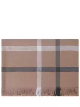 Шарф кашемировый в клетку