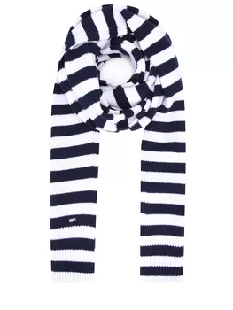 Шарф шерстяной вязаный