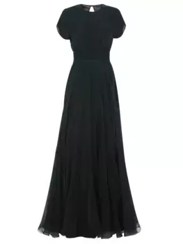 Шелковое платье в пол ROCHAS