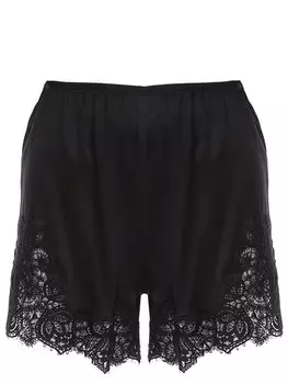 Шелковые шорты с кружевом