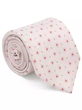 Шелковый галстук с узором