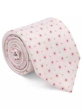 Шелковый галстук с узором