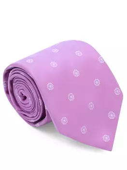 Шелковый галстук с узором