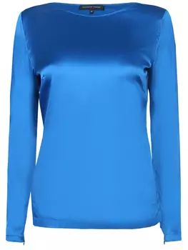 Шелковый лонгслив