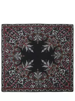 Шелковый платок с принтом