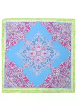 Шелковый платок с принтом