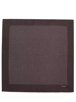 Шелковый платок с принтом