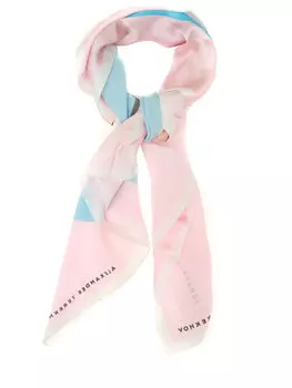 Шелковый платок с принтом