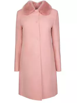 Шерстяное пальто ERMANNO SCERVINO