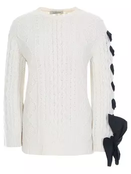 Шерстяной джемпер с декором VALENTINO PAP