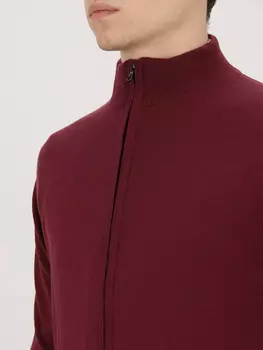 Шерстяной кардиган на молнии