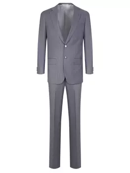 Шерстяной костюм в полоску