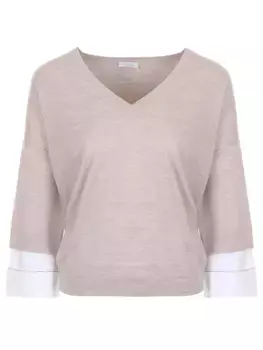 Шерстяной пуловер BRUNELLO CUCINELLI