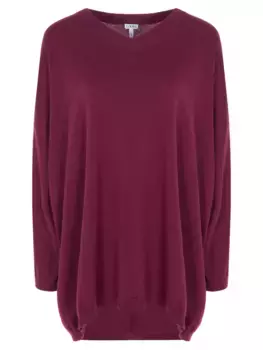 Шерстяной пуловер oversize