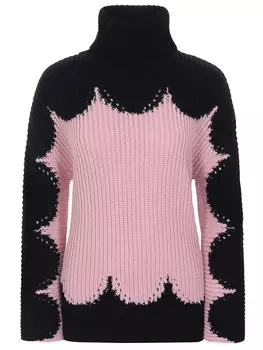 Шерстяной свитер с узором