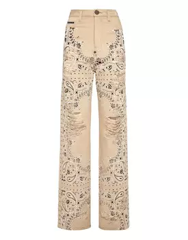 Широкие джинсы PHILIPP PLEIN