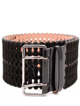 Широкий ремень из кожи