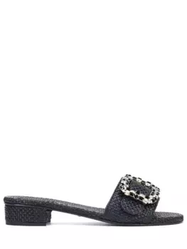 Шлепанцы из экорафии