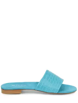 Шлепанцы из кожи крокодила KITON