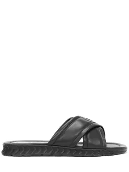 Шлепанцы кожаные