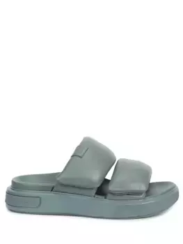 Шлепанцы кожаные