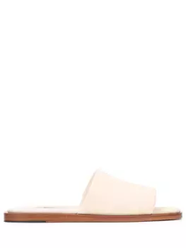 Шлепанцы кожаные