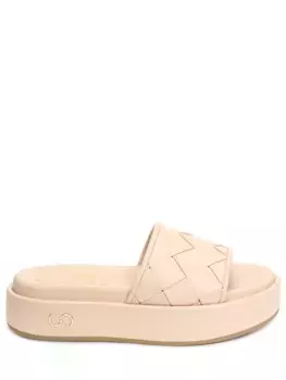 Шлепанцы кожаные