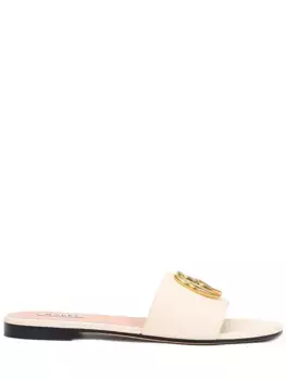 Шлепанцы кожаные